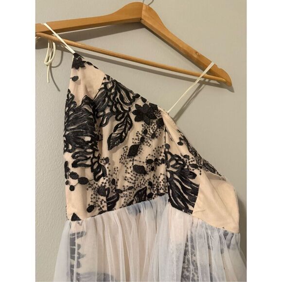 Southern Fried Chics Size XL Tulle Layered Maxi Dress Cream White Fairy Bride - Picture 9 of 16